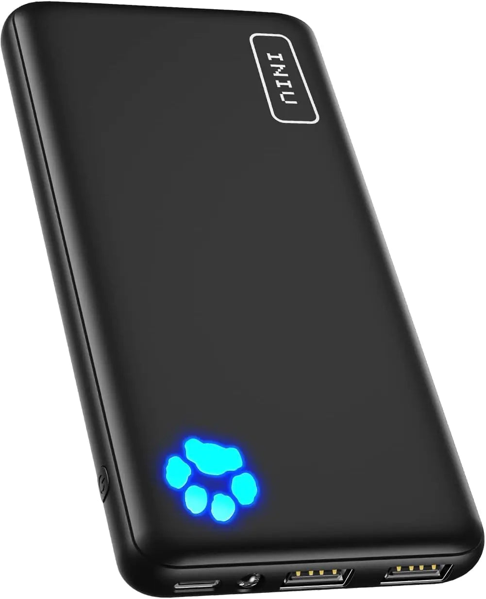 INIU Slim 10000mAh USB C Power Bank with 3A Fast Charge