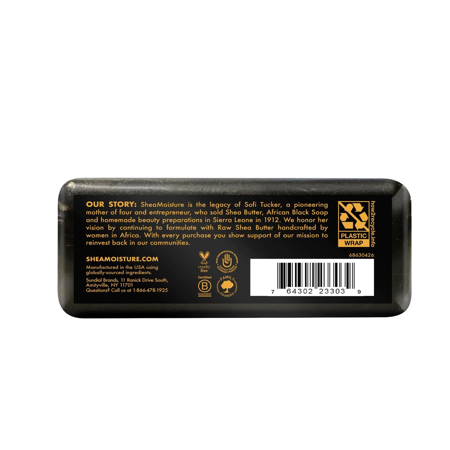 SheaMoisture African Black Soap 8 oz with Shea Butter