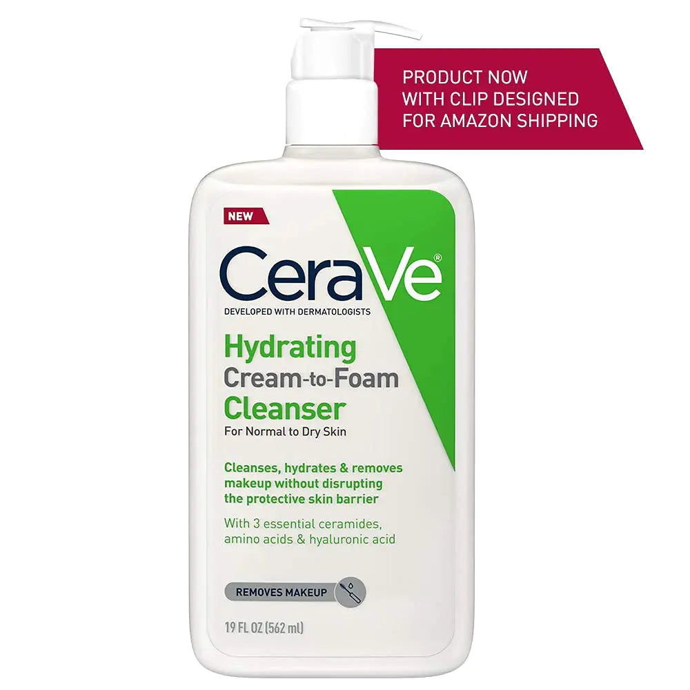 CeraVe Hydrating Cream-to-Foam 19 Oz Face Cleanser