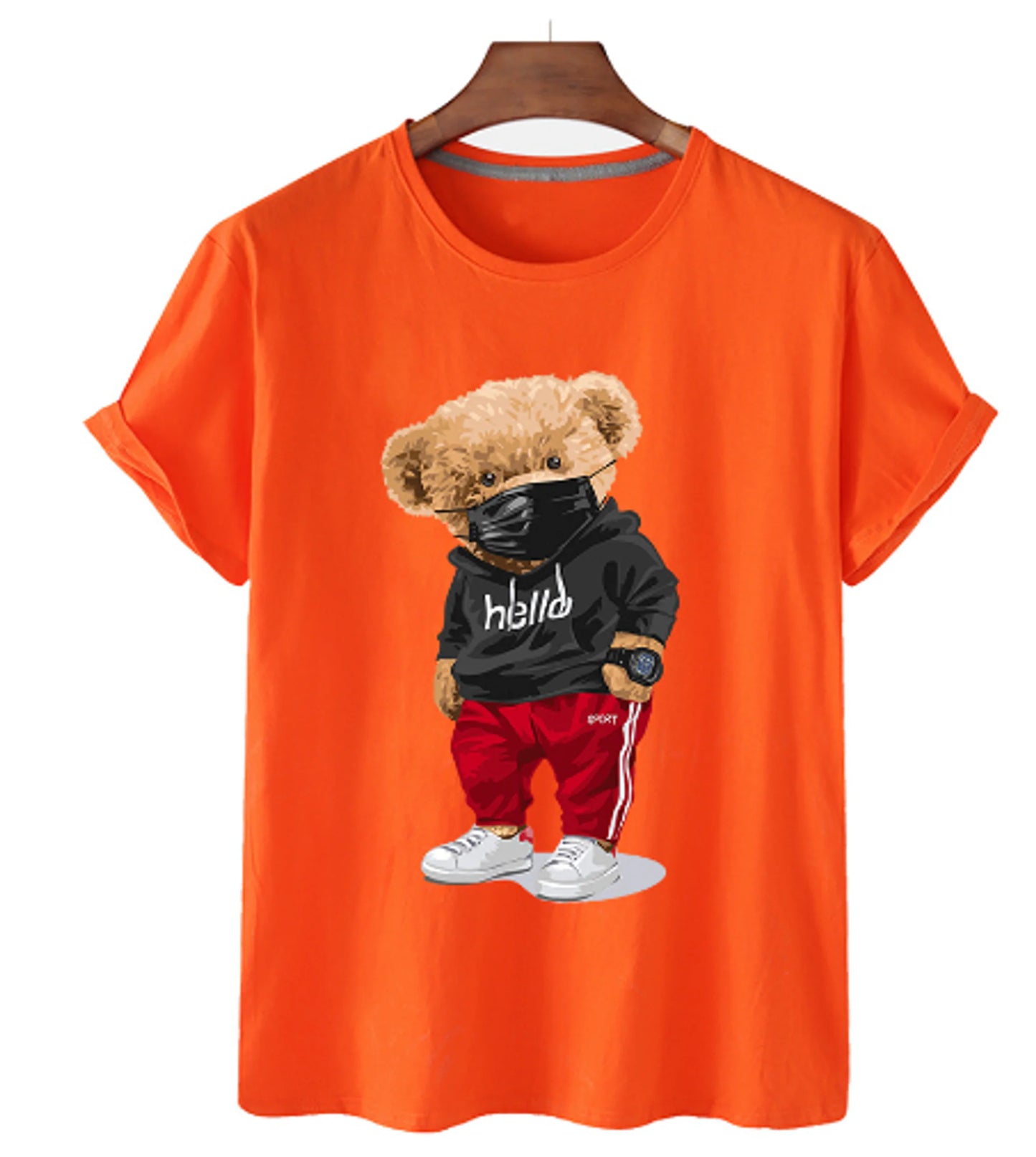 Bear Emblem Men's Cotton Tee