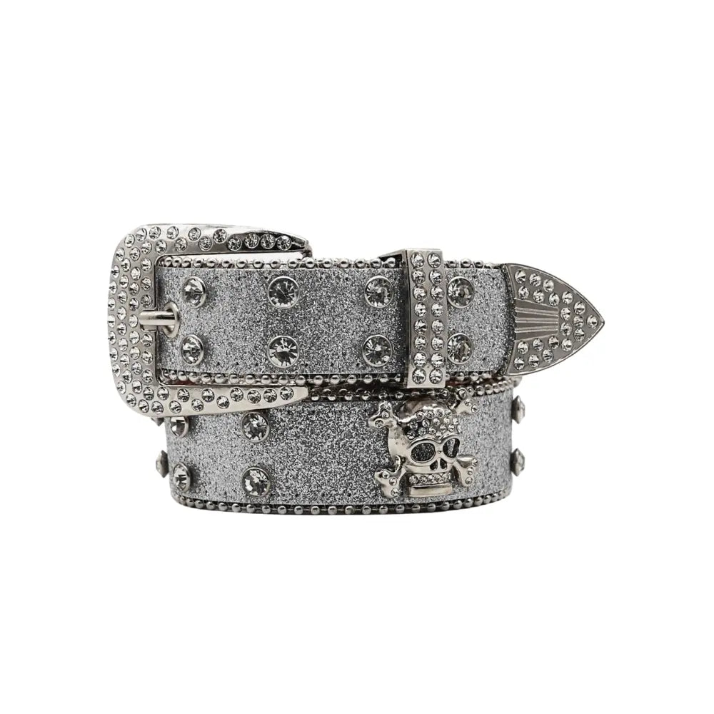 Bling Skull Accent Belt