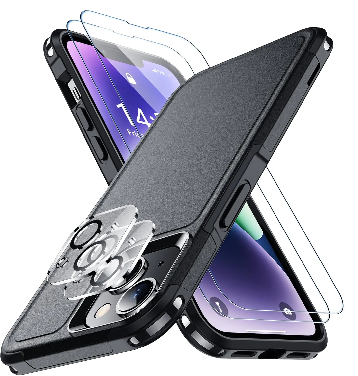 iPhone 13 Pro Case - 10 FT Drop Guard with Screen Protectors