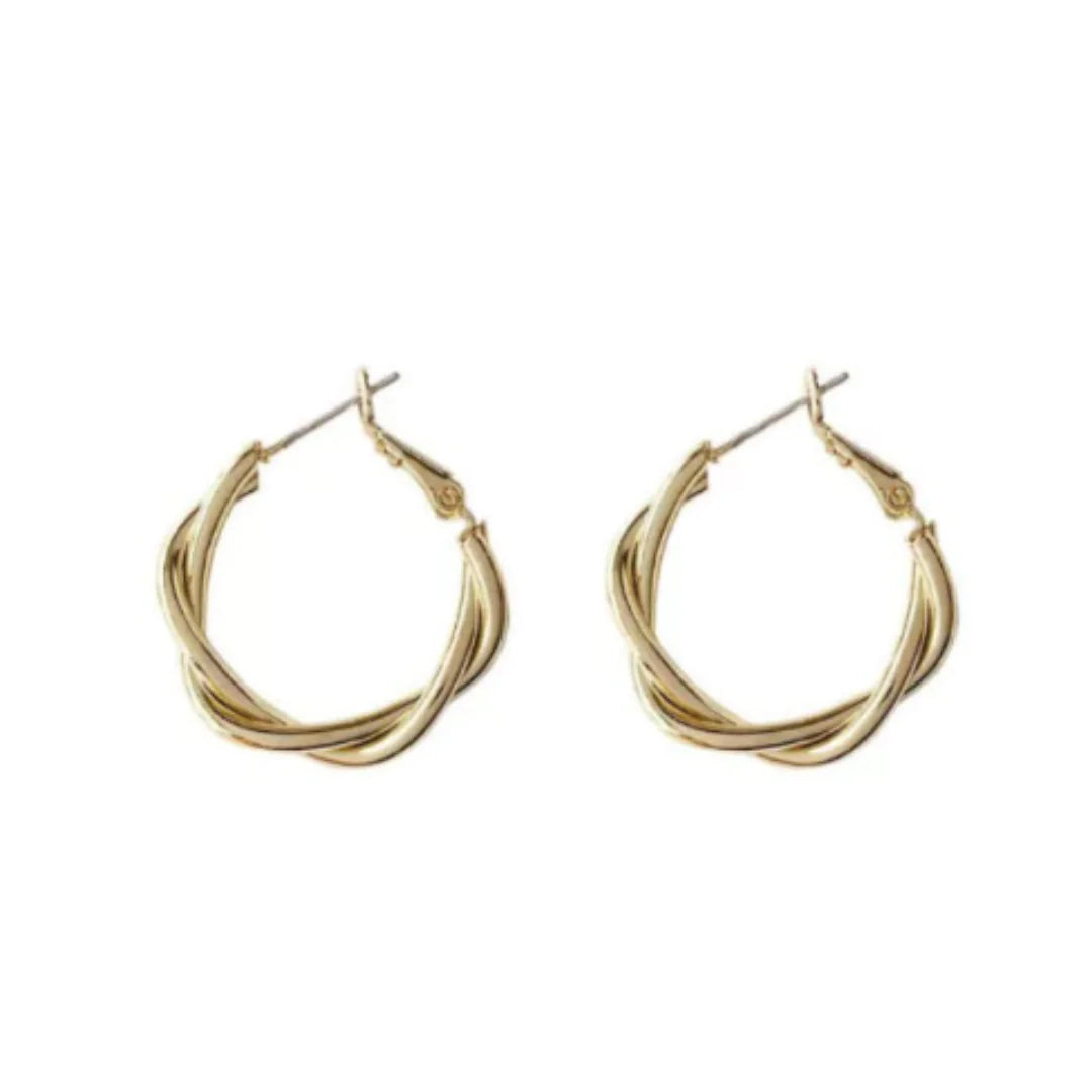 Swirl Hoop Earrings