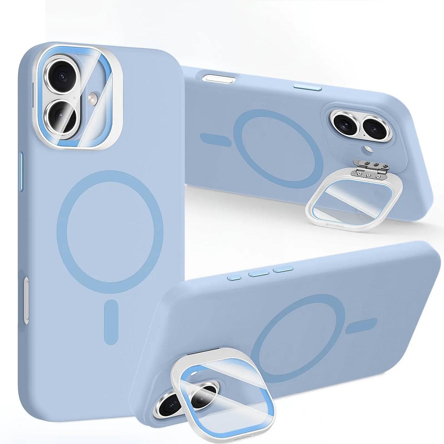 iPhone 16 Pro Armor Case with Lens Guard & MagSafe Compatibility - Blue