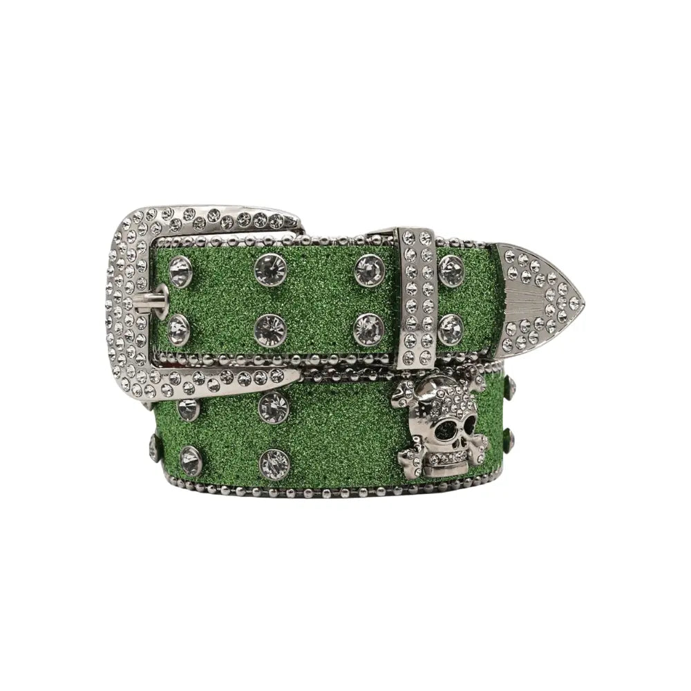 Bling Skull Accent Belt