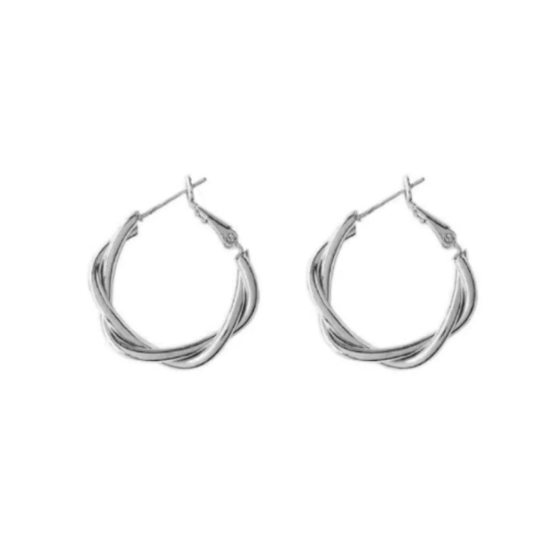 Swirl Hoop Earrings