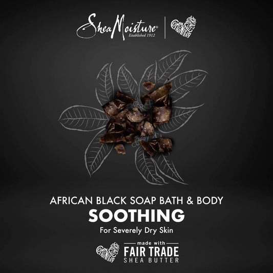 SheaMoisture African Black Soap 8 oz with Shea Butter