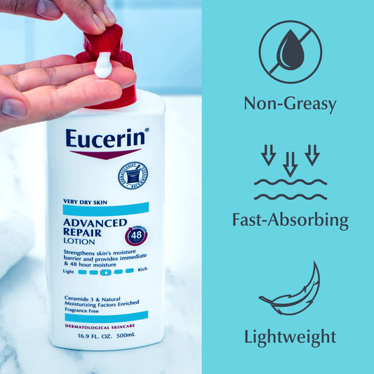 Eucerin Ceramide-Infused Repair Lotion, 16.9 Oz