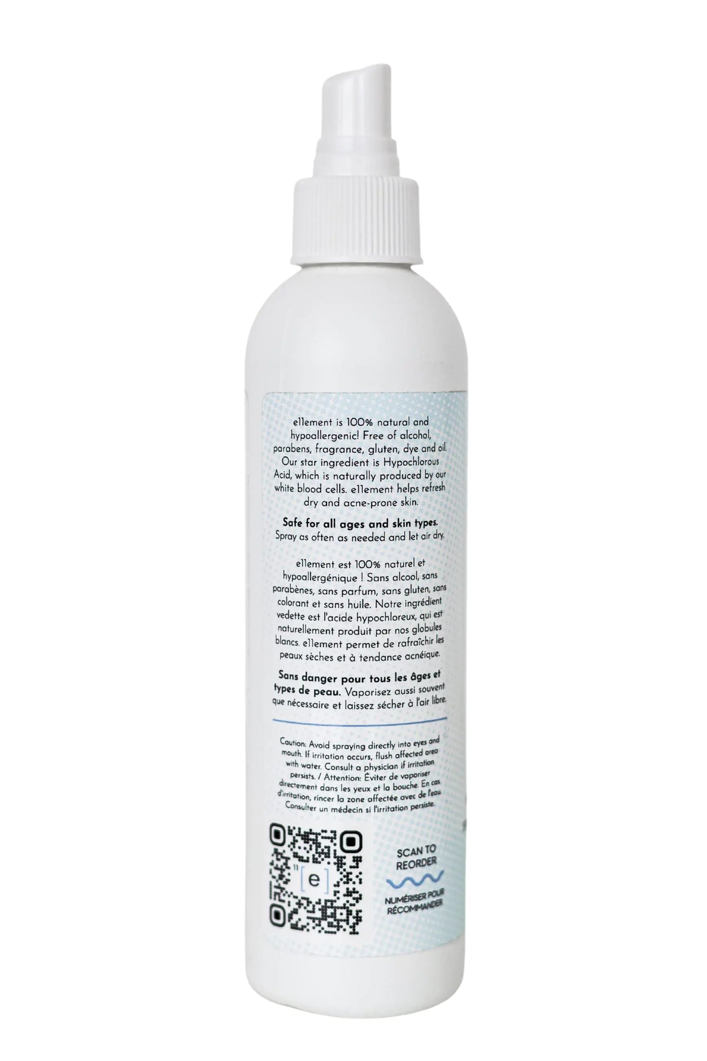 HOCL Skin Relief Spray - 8 oz Hypochlorous Acid for Sensitive Skin