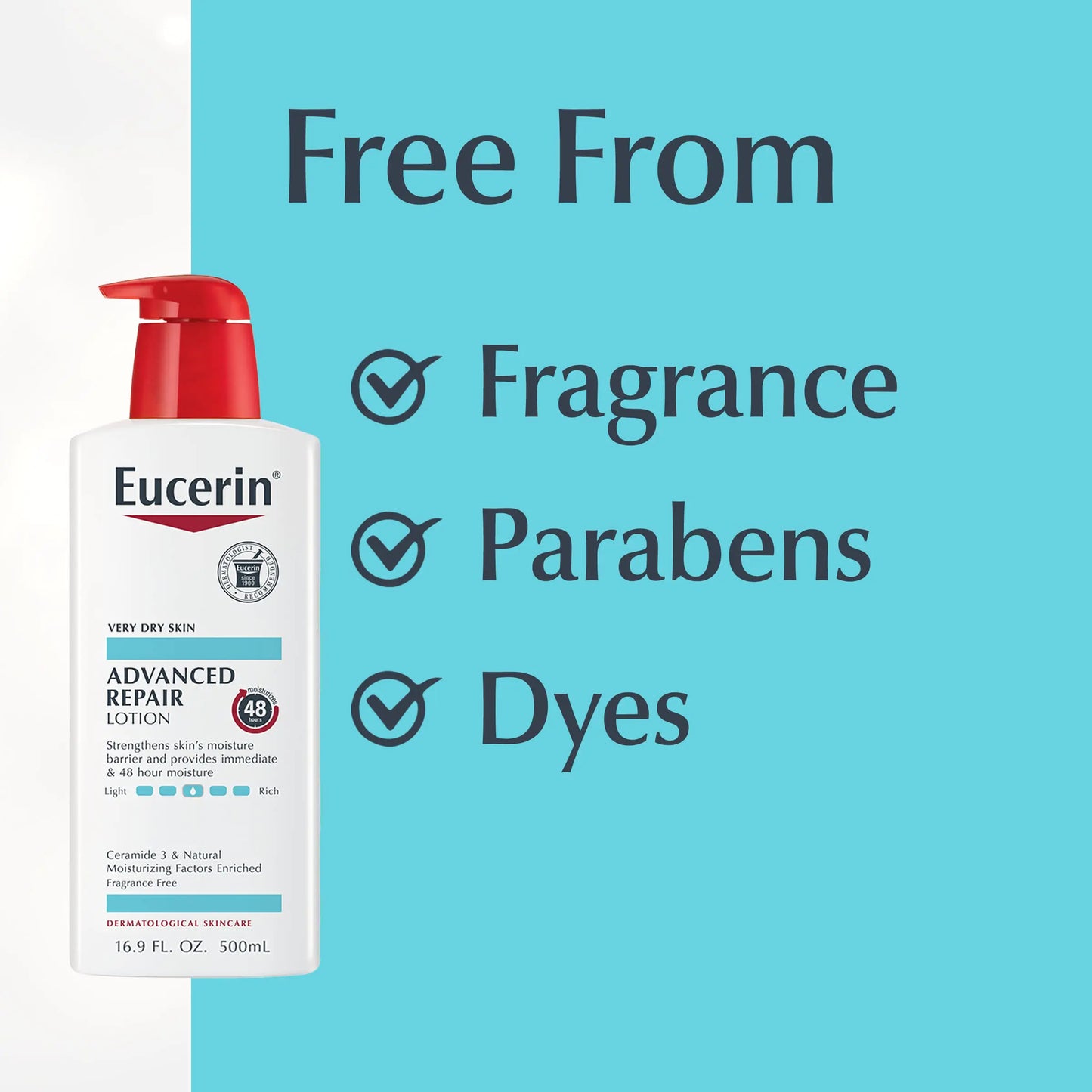 Eucerin Ceramide-Infused Repair Lotion, 16.9 Oz