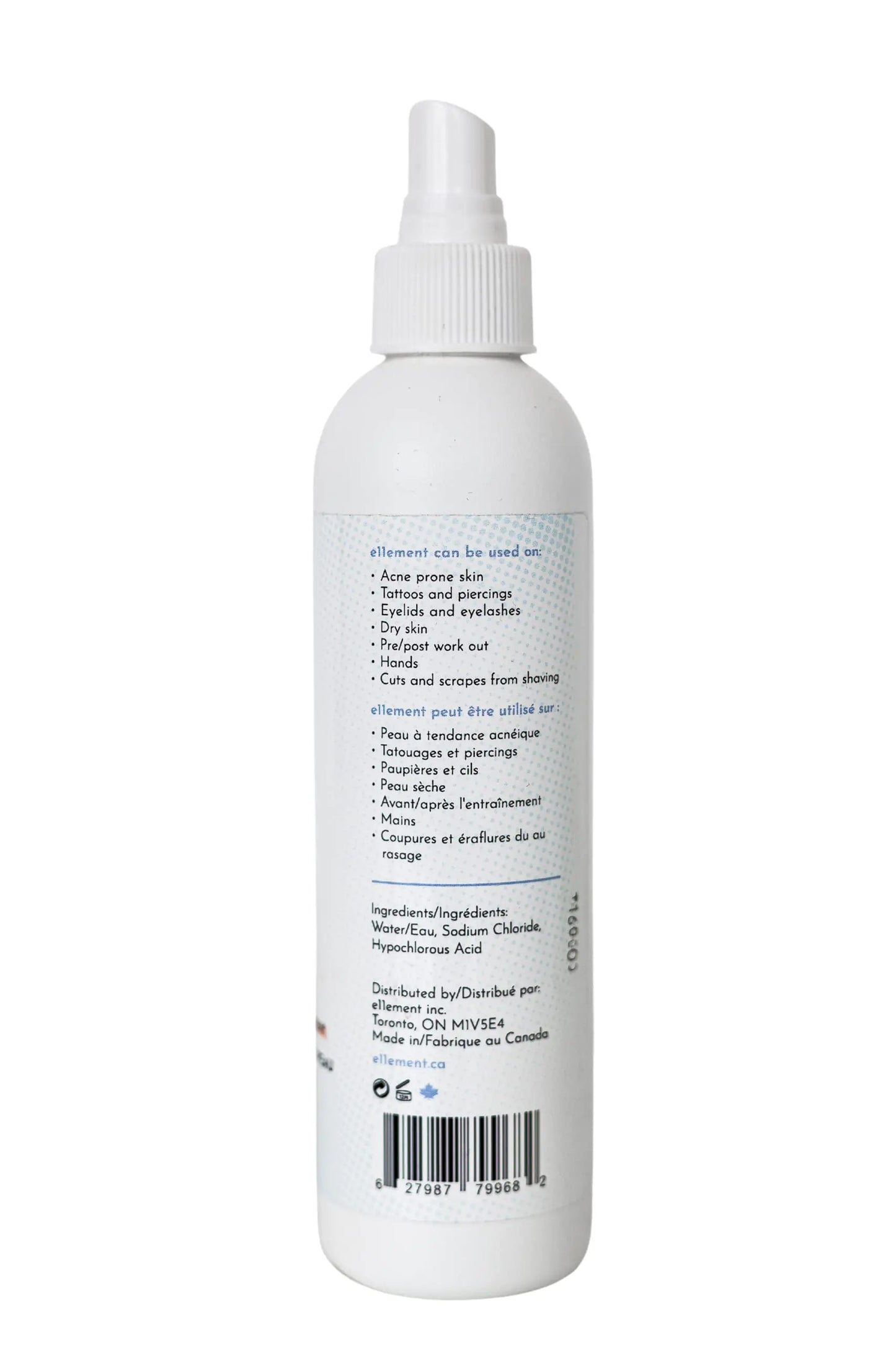 HOCL Skin Relief Spray - 8 oz Hypochlorous Acid for Sensitive Skin