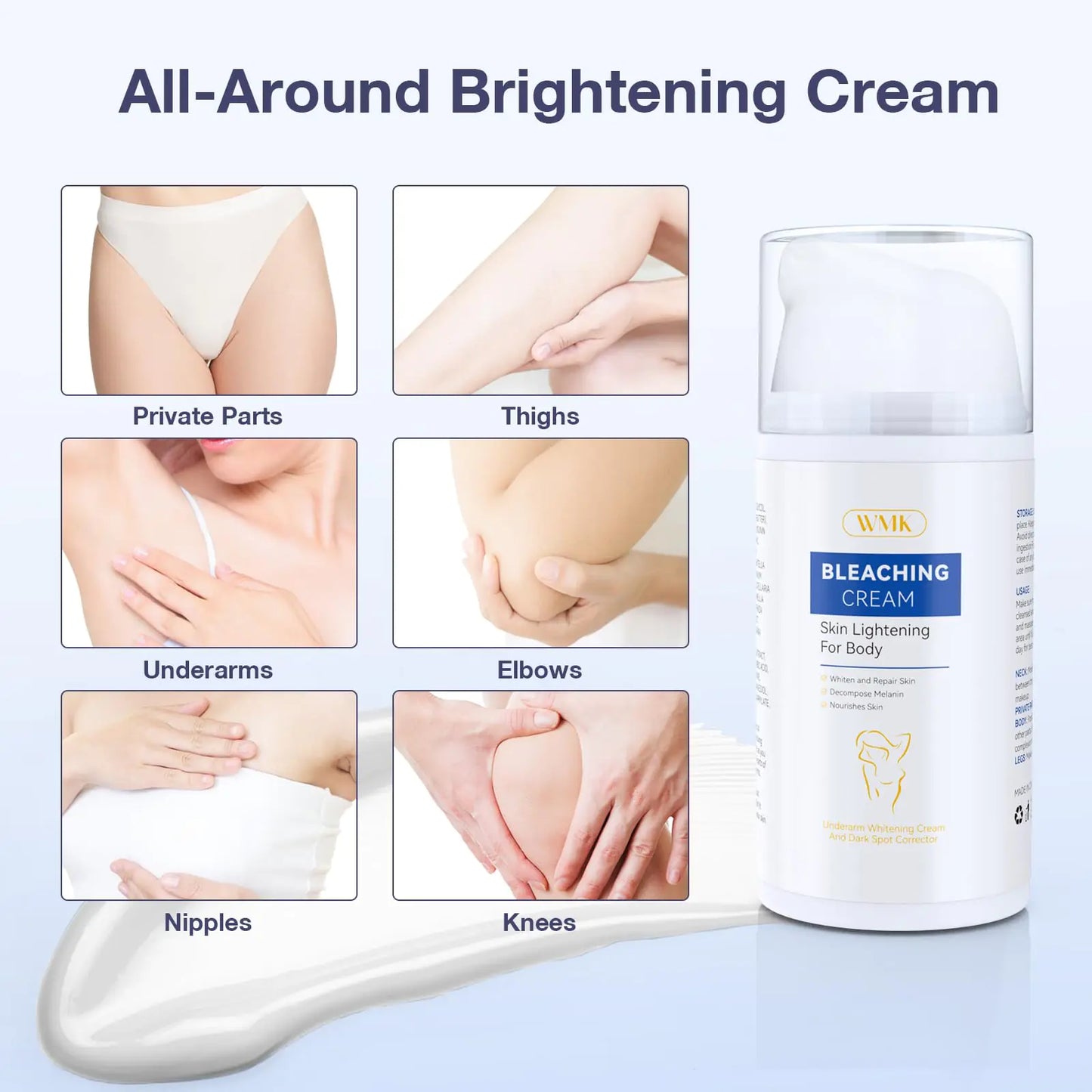 WMK Vitamin C Brightening Cream – Spot Reduction for Sensitive Areas