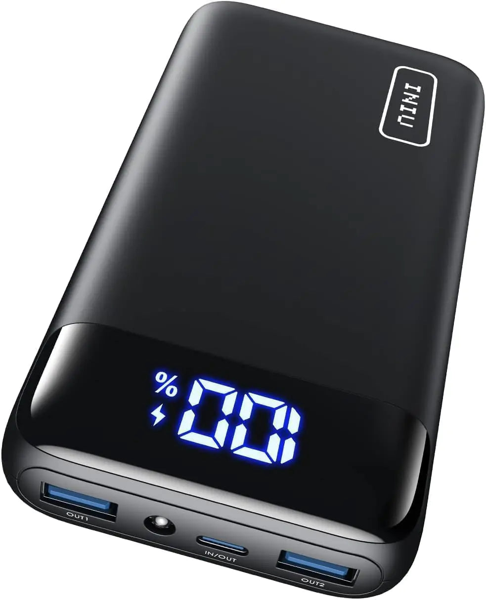 INIU Fast Charge Portable Power Bank 20000mAh, 22.5W PD3.0 QC4.0, LED