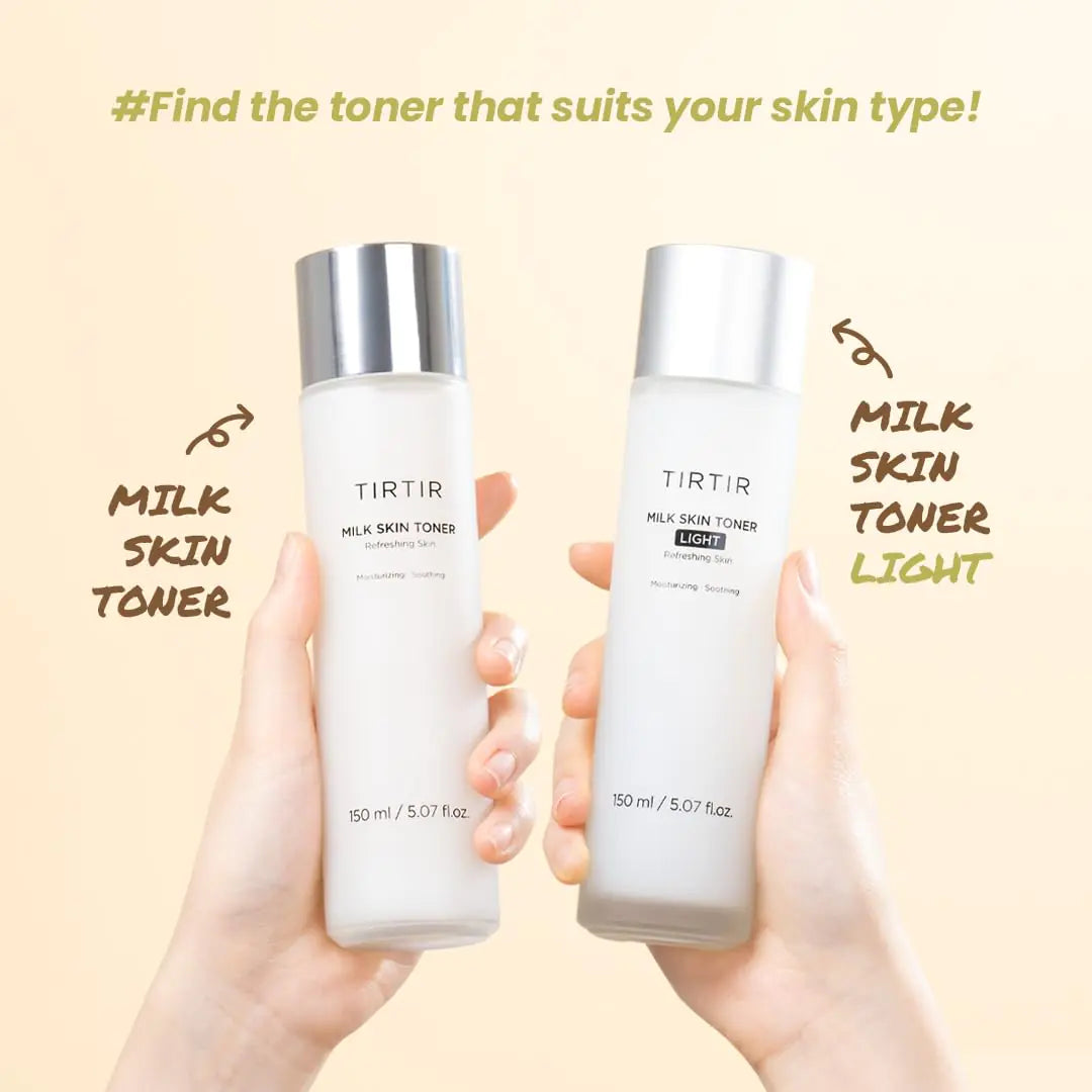 TIRTIR Vegan Milk Skin Toner | 4% Niacinamide Hydration, Pore Minimizer for Sensitive Skin, 0.67 Fl Oz