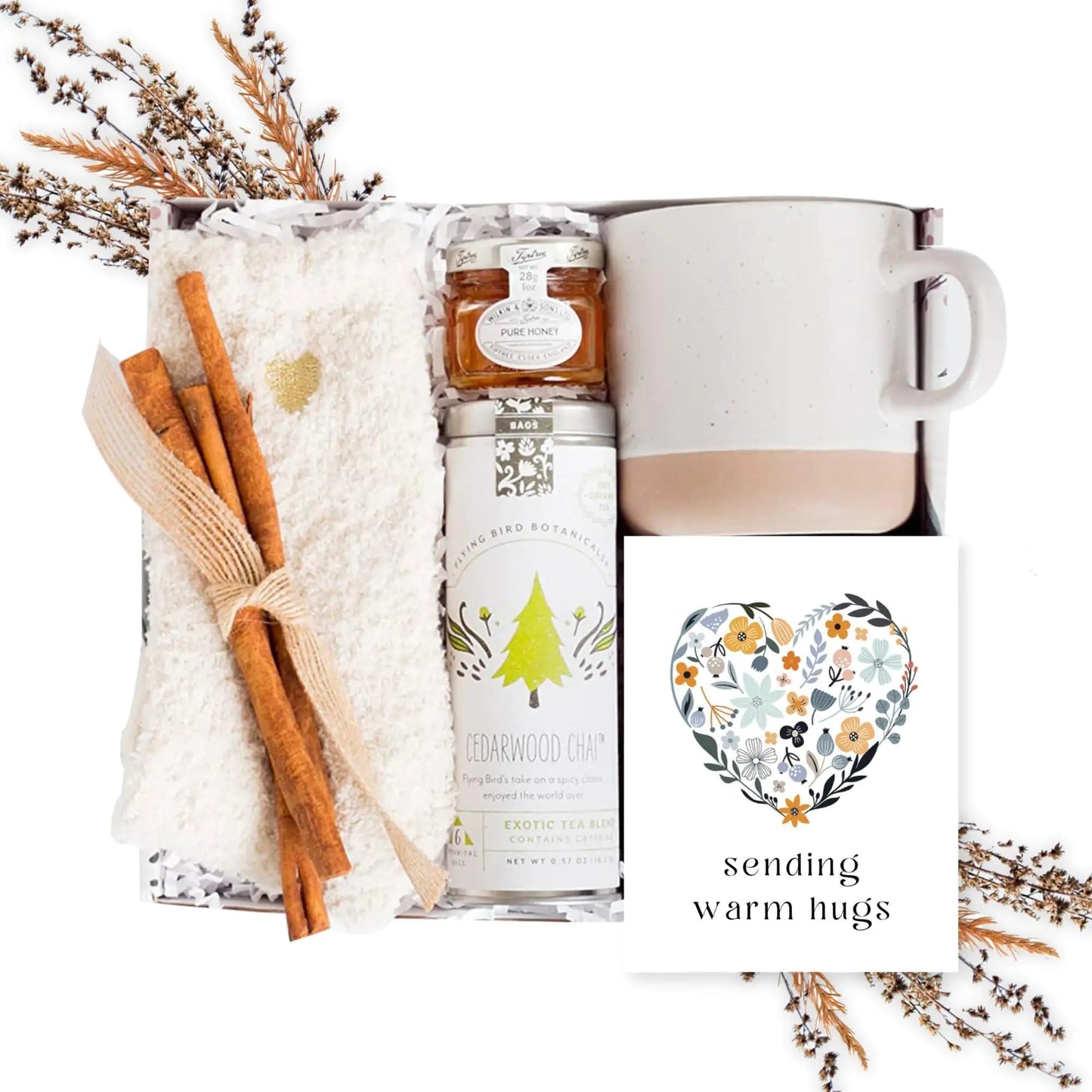 Cozy Care Tea Gift Set with Mug and Socks