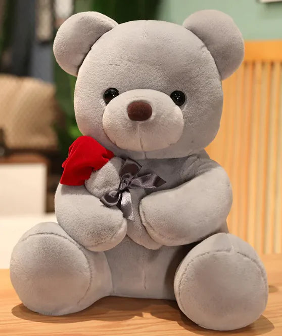 Cuddly Roses Teddy Bear Pillow