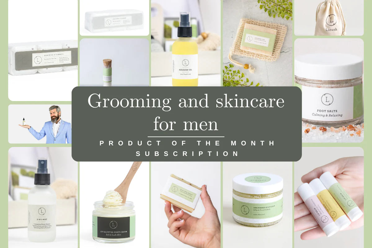 MEN’S MONTHLY GROOMING BOX - One Year Subscription