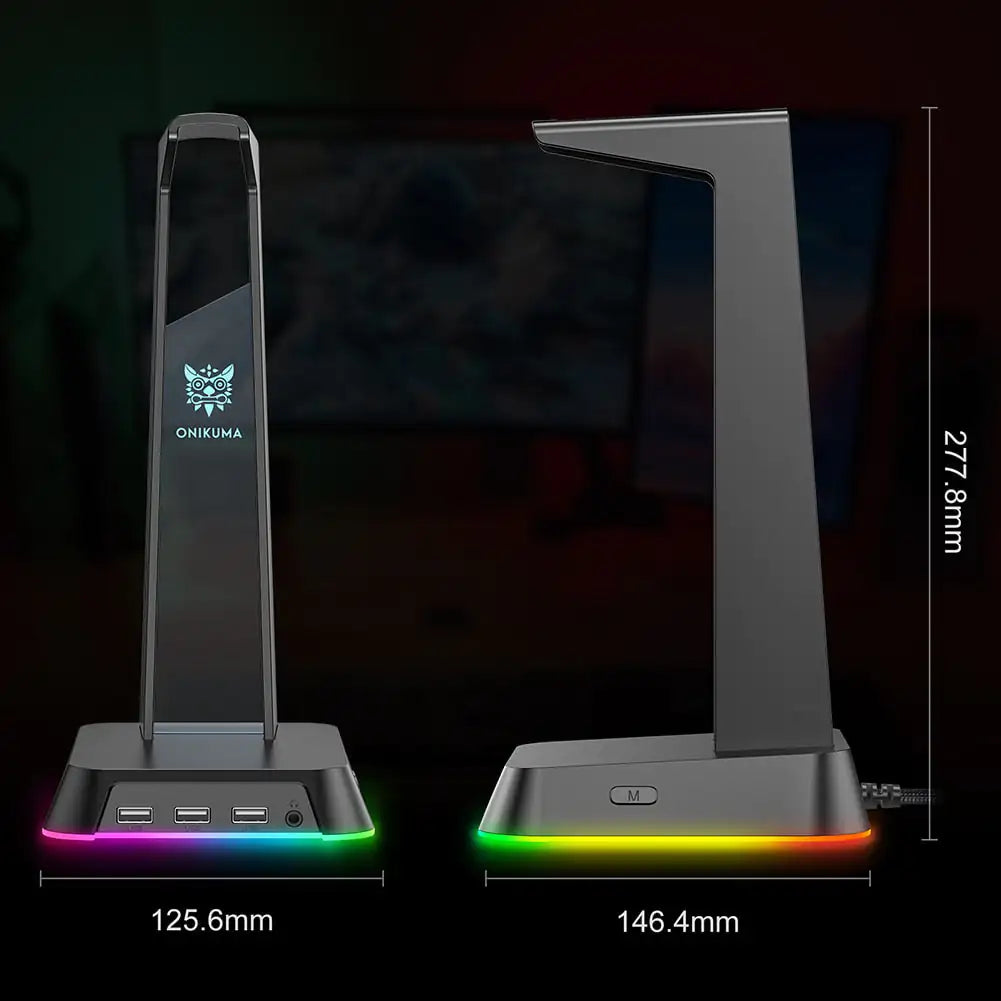 RGB Gamer Headphone Base