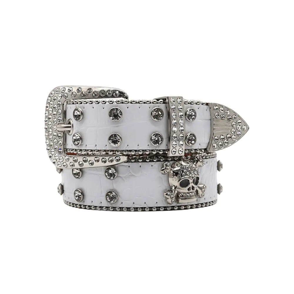 Bling Skull Accent Belt