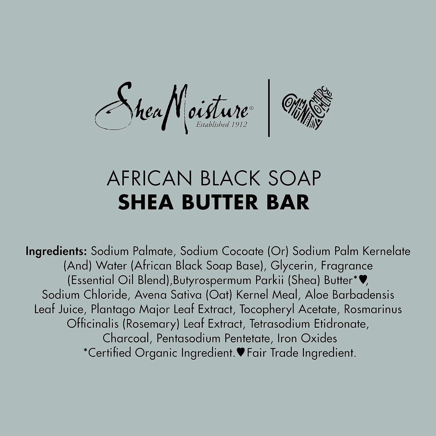 SheaMoisture African Black Soap 8 oz with Shea Butter