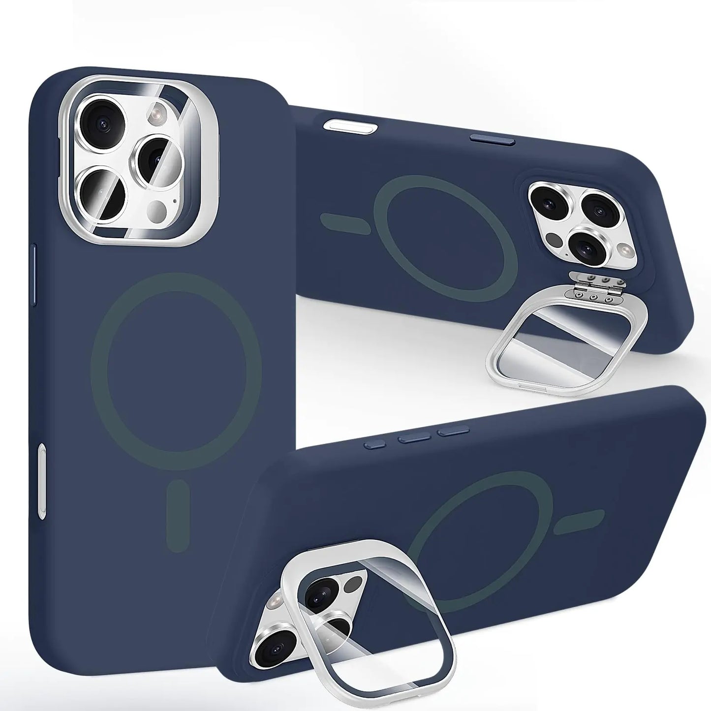 iPhone 16 Pro Armor Case with Lens Guard & MagSafe Compatibility - Blue