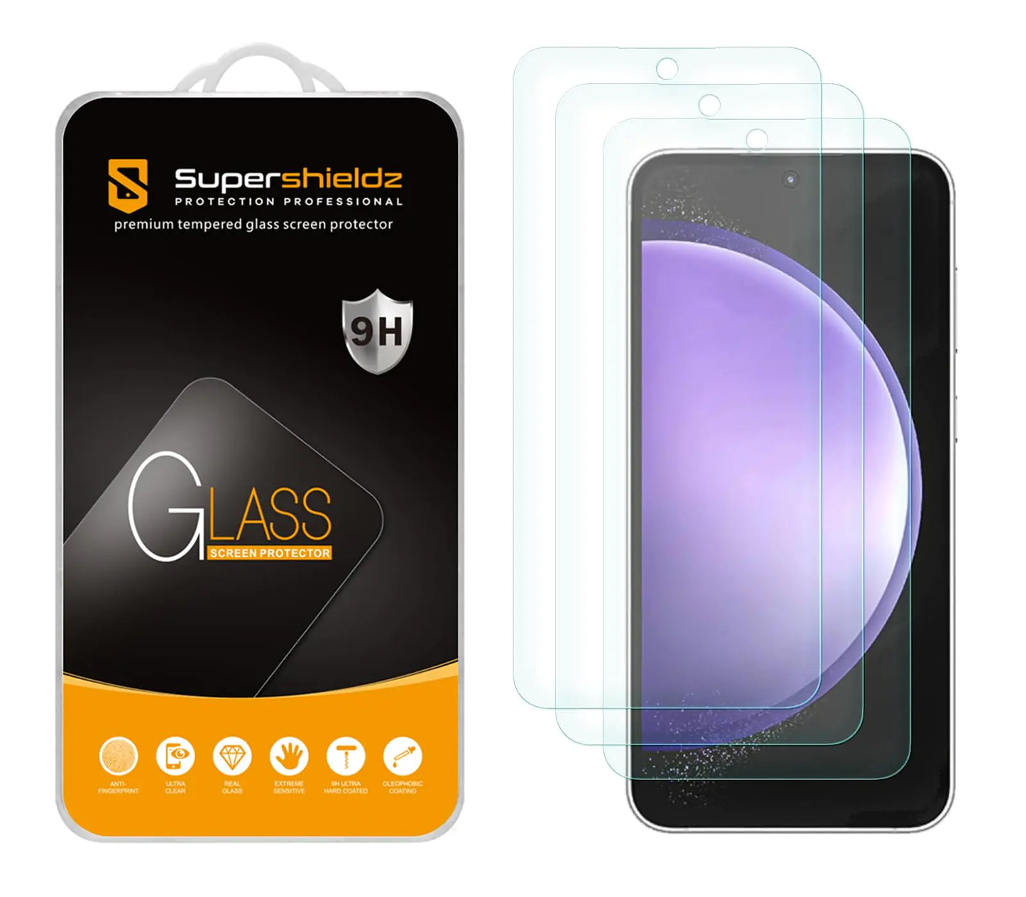 Triple-Pack Supershieldz Samsung Galaxy S24 Plus Glass Protector