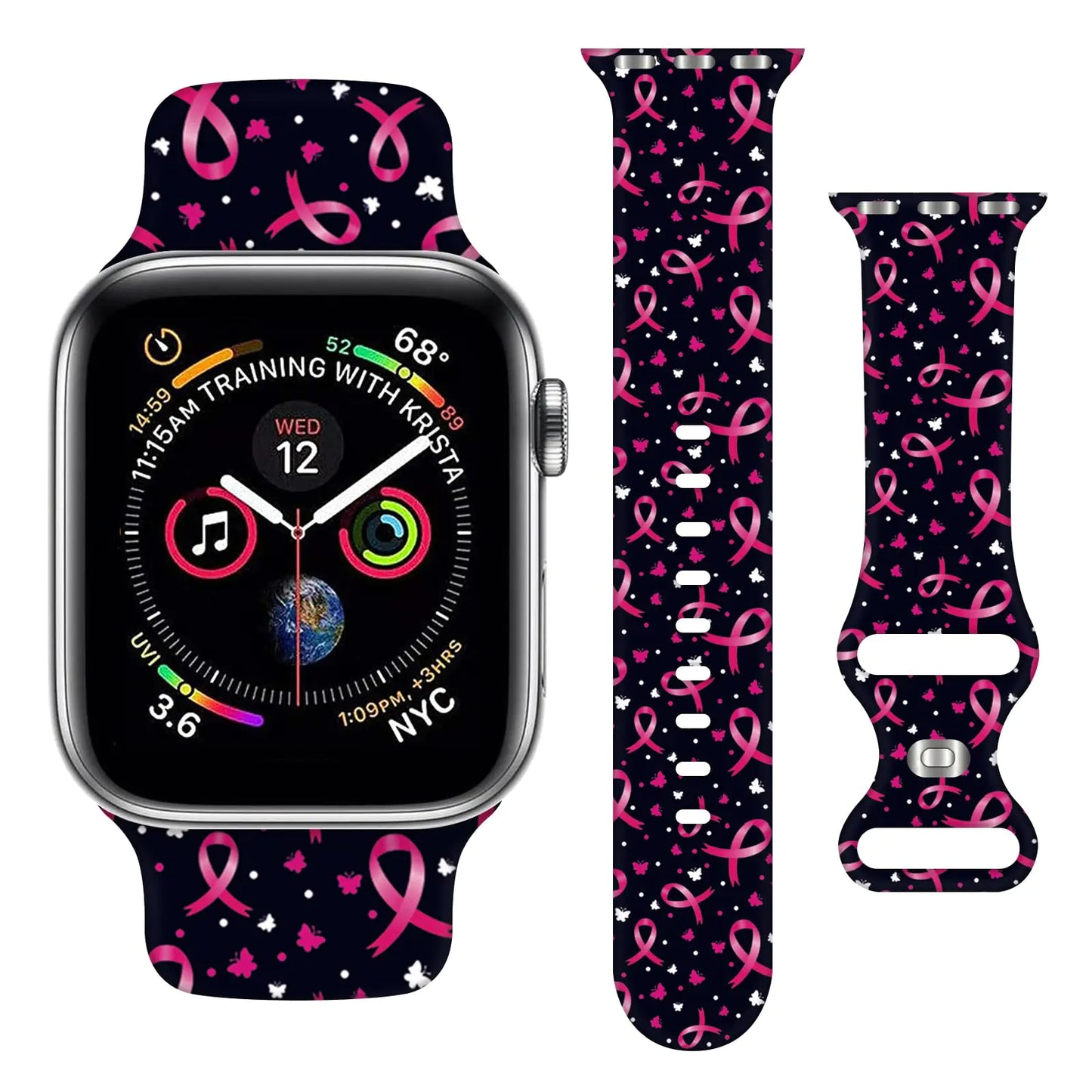 Adjustable Silicone Sport Band for Apple Watch