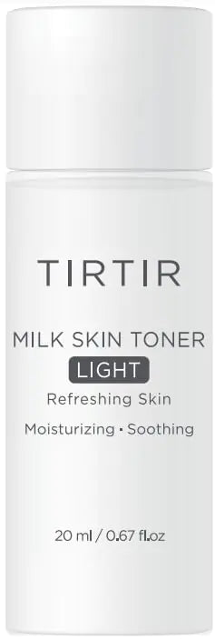 TIRTIR Vegan Milk Skin Toner | 4% Niacinamide Hydration, Pore Minimizer for Sensitive Skin, 0.67 Fl Oz