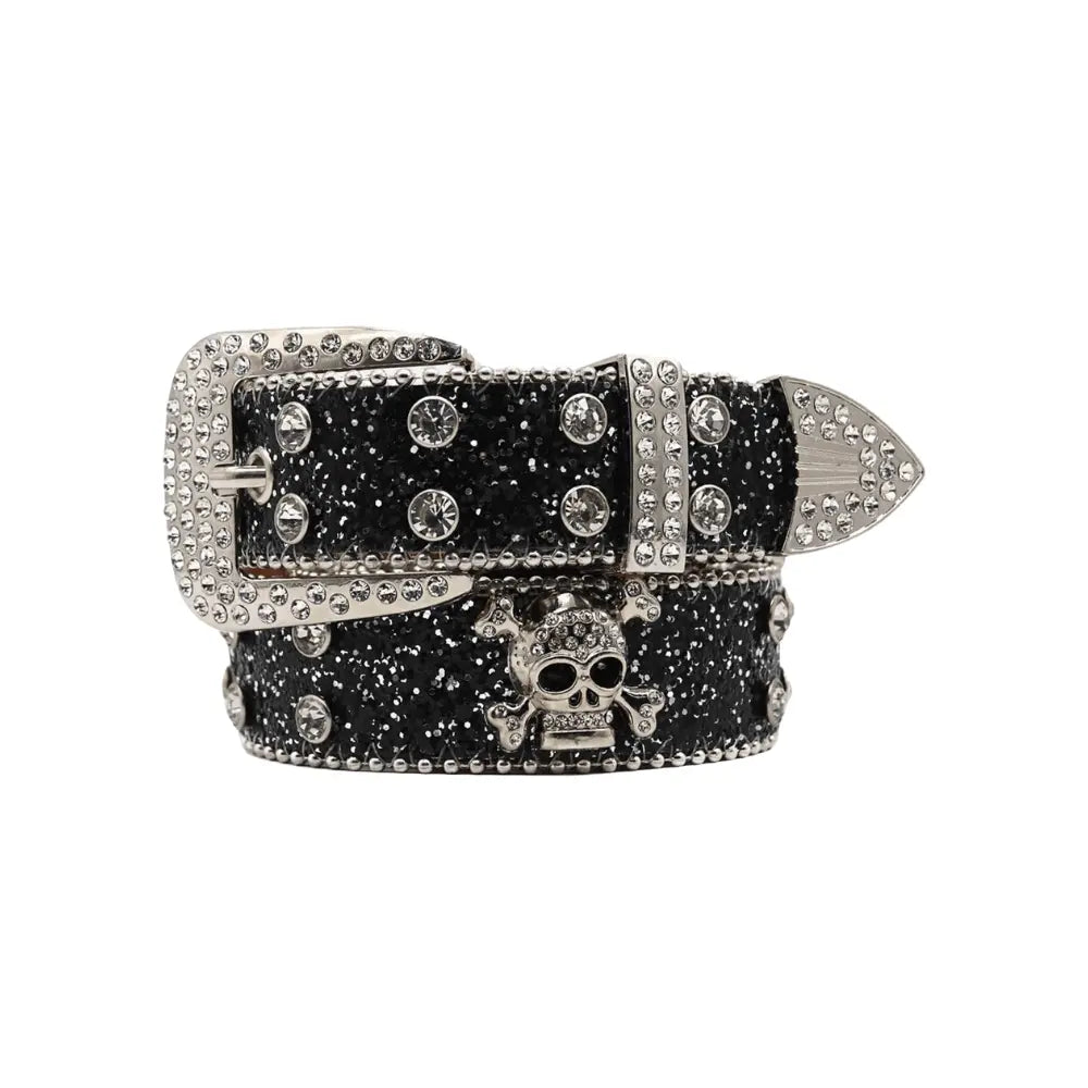 Bling Skull Accent Belt