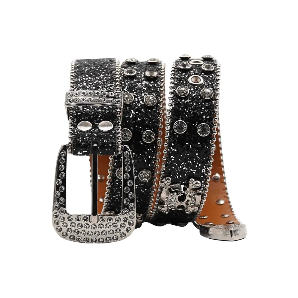 Bling Skull Accent Belt